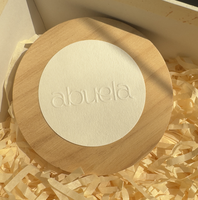 Autocollant personnalisé en relief, étiquette logo débossée sur papier mat spécial pour emballage cadeau de luxe, marque privée