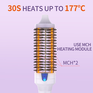 Cepillo Alisador de Cabello Mágico Personalizado de Calidad con Pantalla LED, Placas de Titanio Eléctricas e Iones Negativos para Uso Doméstico - Product Image 3