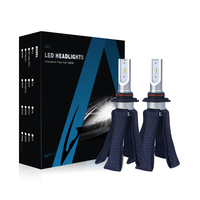 Ampoules de phare LED pour voiture Aurora G10J H15 9005 9006 H8 H9 H11 H7 5200K-5700K 12000Lm 48W avec tresse de cuivre