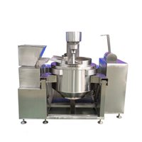 Agitateur planétaire automatique/Machines de fabrication de Halwa/bouilloire à enveloppe adaptée à la fabrication de sauces fraîches et de penderies à pizza