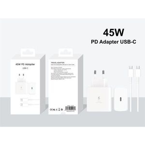 Adaptador PD de 45W, Cargador de Viaje USB-C con Cable, Blanco - Product Image 3