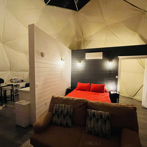 Portable Coody 3.6m Hexagon Aluminium Frame White Dome Garden Igloo <strong>Tent</strong> with Mini Balcony for Hotel Catering - Product Image 6