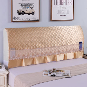 Yuuyo Elastic Quilted Headboard Cover 1.5m 1.8m Solid Wood Bed Dust Cover Nordic Style Polyester Fiber - Product Image 4