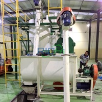 RICHI Planta Procesadora de Alimentos para Animales Completa de 1-2 T/H con Servicios de Instalación