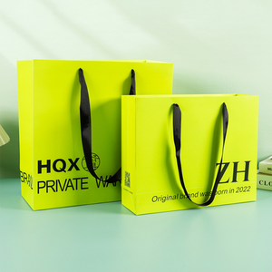 Sac en carton laminé mat brun kraft de luxe personnalisé avec logo, grand, moyen, cadeau, solide, emballage pour <span class=keywords><strong>magasin</strong></span> de vêtements - Product Image 2