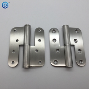 Stainless Steel 4 Inch Stainless Steel <strong>Rounded</strong> Detachable L Shaped Arc Door <strong>Hinges</strong> - Product Image 1