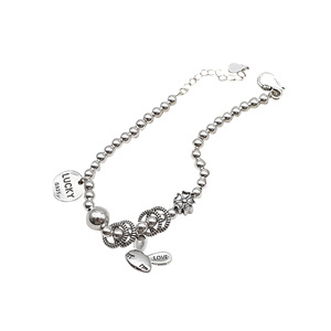 S925 Sterling Silver <b>Beaded</b> Rabbit <b>Bracelet</b> For Women Everyday Wear Animal Zodiac Design Jewelry - Product Image 5