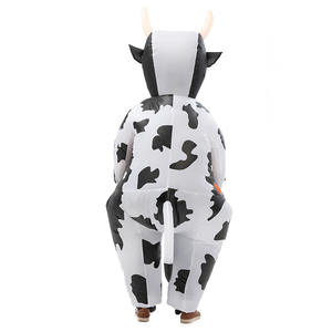 Costume de mascotte de fête déguisement d'Halloween drôle belle adulte carnaval Cosplay costume d'explosion Costume de <span class=keywords><strong>vache</strong></span> <span class=keywords><strong>gonflable</strong></span> en polyester - Product Image 5
