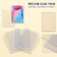 Présentoir de cartes de visite transparent en PVC 12x16 pouces avec support de protection Zhejiang