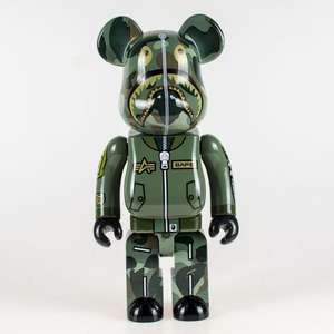 Figura de Colección Bearbrick Bape Anime Cartoon, Modelo Frozen, 28 cm, con Ventilador, Decoración para el Hogar, Personalizable, Venta Caliente - Product Image 2