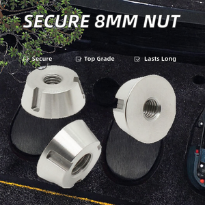 Écrou <span class=keywords><strong>de</strong></span> fixation antivol et <span class=keywords><strong>anti</strong></span>-effraction 8 mm pour la sécurité du siège enfant sur vélo - Product Image 1