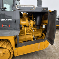 Excavatrice sur chenilles d'occasion robuste SHANTUI SD22 pour les travaux de construction routière et de ponts en Europe, en Asie et en Afrique