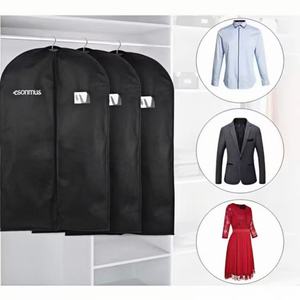 Tùy chỉnh may Túi sinh thái vải quần áo Bìa <span class=keywords><strong>Bag</strong></span> đối với áo khoác & quần áo bao bì cá nhân túi bụi - Product Image 5