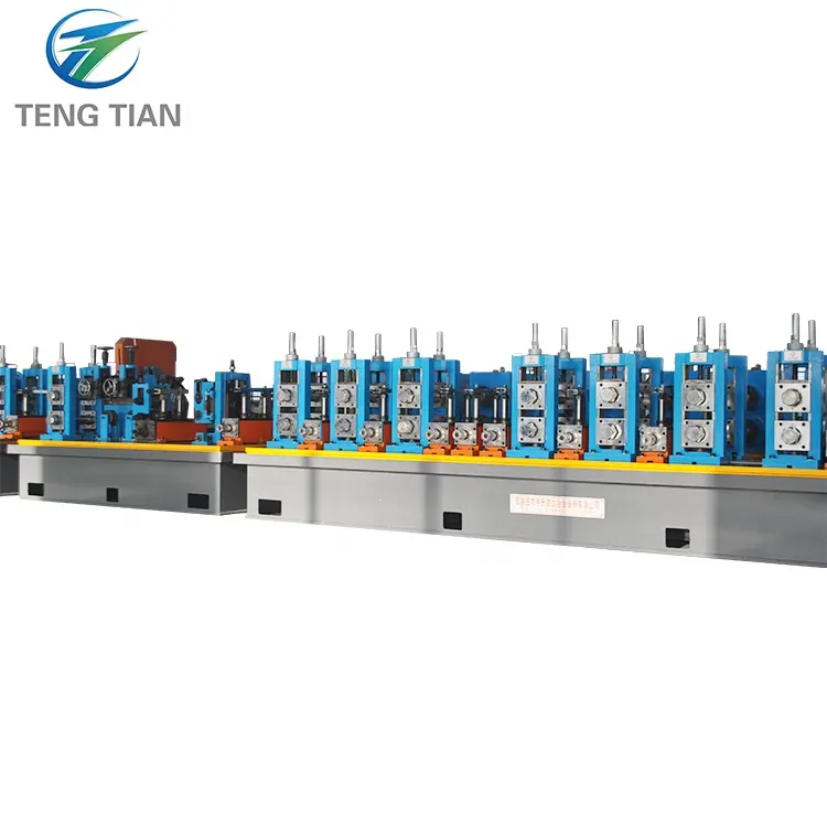 carbon steel ERW tube mill line/steel pipe making machine for round and square pipe