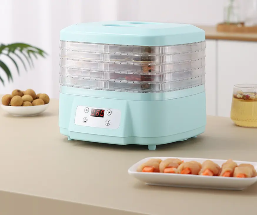 Máquina de secagem de alimentos multi-camada elétrica inteligente profissional, desidratador de alimentos para frutas e legumes, desidratador de alimentos