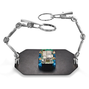 ดร. แคลมป์จับชิ้นงานขนาดใหญ่แบบหมุนได้  วัสดุโลหะขัดเงา สำหรับงานเชื่อมโลหะ ซ่อมแผงวงจรพิมพ์ พร้อมฟันจับแบบแบน - Product Image 2