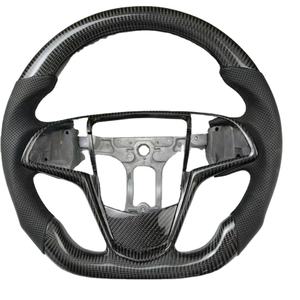 Volante Deportivo de Acero al Carbono en Forma de D <span class=keywords><strong>Cadillac</strong></span> con Costuras Rojas en Cuero y Botón de Claxon para Autos Clase C, Clase E, Clase G, CLS y GLE - Product Image 3
