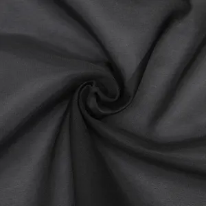 All'ingrosso 2024 nuova qualità bianco 3D poliestere traspirante abito da donna abbigliamento nero tessuti trasparenti per abbigliamento estivo delle donne