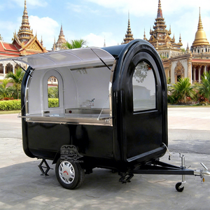 Fiberglass Multifunctional Mobile Food Truck Trailer with Customized Service for Snack Food Chips Ice Cream <b>Van</b> - Product Image 1