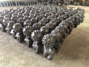 Tricone Rock Bit Palm Replaceable <b>Cutters</b> Single Roller Cone for Well Drilling HDD Pipeline Pile Foundation Rotary Drill 8 1/2" - Product Image 4