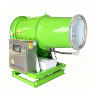 Canon à brouillard de 80 mètres pour le contrôle de la poussière de construction, avec télécommande, pulvérisation d'eau haute pression montée sur camion