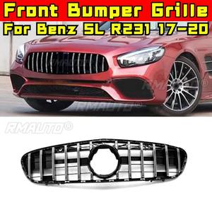 Bandes décoratives pour calandre de voiture, style GT, pour Mercedes Benz SL R231 2017-2020, pièce extérieure - Product Image 2