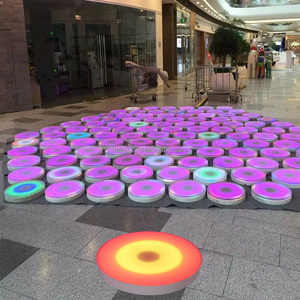 Piste de <span class=keywords><strong>danse</strong></span> interactive LED sensible à la pression pour jeux actifs, salle de jeux de parc à thème, contrôle DMX512, 16 couleurs, IP65, pour boîte de nuit - Product Image 5