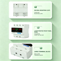 Commutateur de transfert automatique (ATS) CE OEM 2P 3P 4P 63A à 800A à double alimentation 220V pour générateur