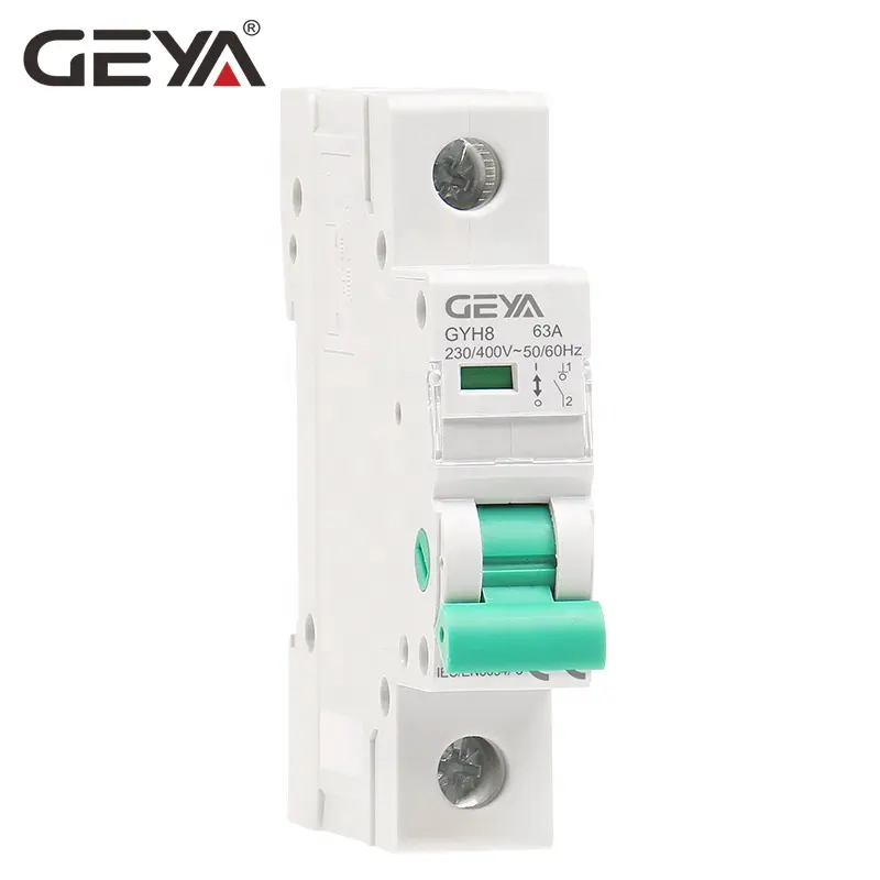 GEYA GYH8 TPN Electrical Isolator Types 20A Isolator Switch 3 Phase Auto Switch Price