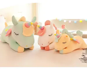 Promosyon yeni tasarım Plushies toptan sevimli Robot Unicorn saldırı dolması hediyeler oem odm promosyon isteğe özel peluş oyuncak