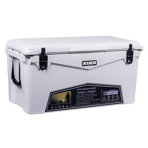 Glacière rotomoulée Kuer 75 quarts, grande capacité, pour pêche en extérieur et stockage alimentaire commercial - Product Image 1