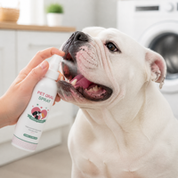 Spray buccal pour animaux de compagnie OEM pour chiens et chats, haleine fraîche, aide à la vitalité, nettoyage des dents, entretien, soin dentaire, 100 ml