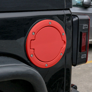 Bouchon de réservoir de carburant rouge pour véhicule tout-terrain, <span class=keywords><strong>prix</strong></span> d'usine, adapté aux accessoires de voiture <span class=keywords><strong>Jeep</strong></span> <span class=keywords><strong>Wrangler</strong></span>, bouchon de porte-carburant - Product Image 5