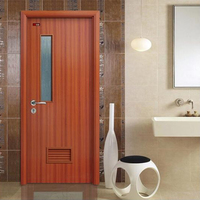 Porte à persiennes en bois sur mesure pour la maison, l'hôtel, l'intérieur, la chambre à coucher, les toilettes, la salle de bain