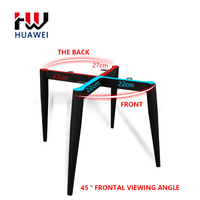 Accessoires de quincaillerie d'ameublement HUAWEI Cadre de base de chaise Jambes de chaise de salle à manger en métal moderne Jambes de meubles de luxe
