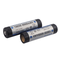Keeppower 4000mAh 18650 Baterai Li-ion Terproteksi Isi Ulang Kapasitas Tinggi P1840C 3.6V untuk Perangkat Senter IEC UN38.3