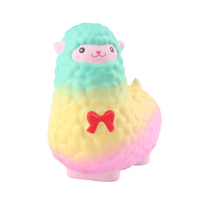 Cute Sheep <b>Squishy</b> Toy Soft Slow Rebound Plastic Promotional Gift For Kids And Adults With Custom Logo Printing - Product Image 1