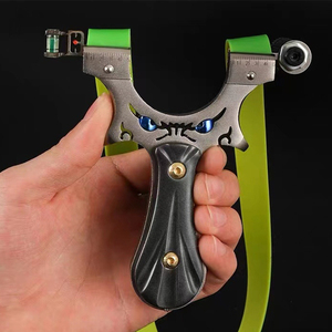 Slingshot de chasse et de sport de compétition de haute précision en acier inoxydable avec double clip laser - Product Image 4