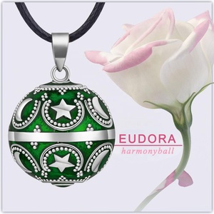 <span class=keywords><strong>la</strong></span> luna colgante Navidad Bola mexicana vientre Angel de llamadas collar cadena para Año Nuevo armonía Bola N241 - Product Image 3