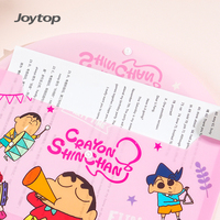 Joytop 101744 Pochette de classement A4 transparente en PP scellée pour le bureau et l'école, design personnalisable, organiseur de documents de haute qualité