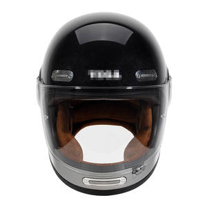 高品質 新製品 オールシーズン快適 男女兼用 ABS製 フルフェイス レトロバイクヘルメット - Product Image 2