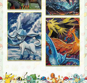 YQ Pokemoned Premium Shikishi ArtBoard - Collezionabili Sigillati Anime Giapponesi, Carte Rare, Fan Art, Booster Box - Product Image 6