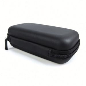 Customizable <b>Small</b> Portable EVA Pen Tool Case Black Leather Waterproof Tool <b>Storage</b> <b>Box</b> Nylon Polyester Shockproof Sponge - Product Image 4