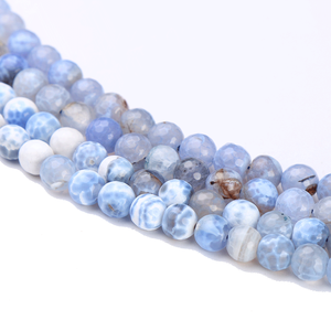 Cuentas de Piedras Preciosas Naturales para la Fabricación de Joyas, Turquesa, Ágata, Corte Brillante, Forma de Estrella, Colores Azul Grisáceo, 8 mm de Altura, Tratamiento Térmico - Product Image 5