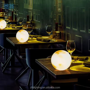 Lampada Solare LED a Forma di <span class=keywords><strong>Luna</strong></span> per Esterni, Impermeabile IP65, Creativa Sfera LED Grande a Forma di <span class=keywords><strong>Luna</strong></span>, Illuminazione da Giardino, Decorazione <span class=keywords><strong>Luna</strong></span> per Cortile - Product Image 6