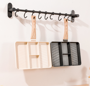 <span class=keywords><strong>2022</strong></span> NOUVELLE arrivée <span class=keywords><strong>Tik</strong></span> <span class=keywords><strong>Tok</strong></span> Vente chaude 27CM Ustensiles de cuisine 4 sections oeuf poêle poêle à frire en pierre - Product Image 5