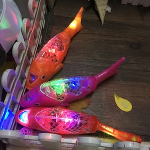 Electric <b>Projection</b> Fish <b>Light</b> Up Toy Musical Rocking Fish For Party Decoration Plastic With Led <b>Lights</b> F3189 - Product Image 2