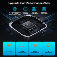 Caja inalámbrica Carplay con chip Qualcomm 6115, compatible con sistema Android y posicionamiento GPS, compatible con todas las redes.