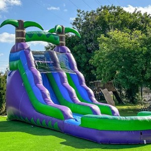 Inflatable nhảy giường trượt trượt trẻ em chơi nghịch ngợm lâu đài ngoài trời Inflatable Trampoline mô hình bơm hơi - Product Image 1