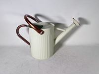Arrosoir en acier galvanisé Jiangsu 3,8 L, robuste, vintage, pour plantes d'intérieur/extérieur